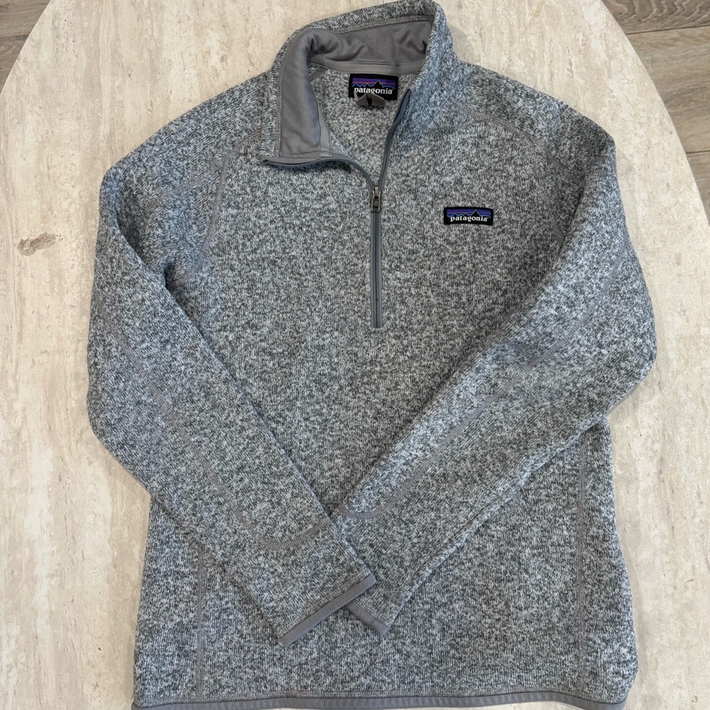Patagonia Grey Half Zip Better Sweater
